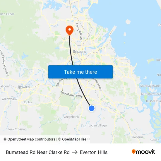 Bumstead Rd Near Clarke Rd to Everton Hills map