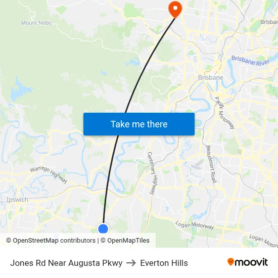 Jones Rd Near Augusta Pkwy to Everton Hills map