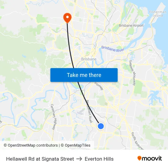 Hellawell Rd at Signata Street to Everton Hills map
