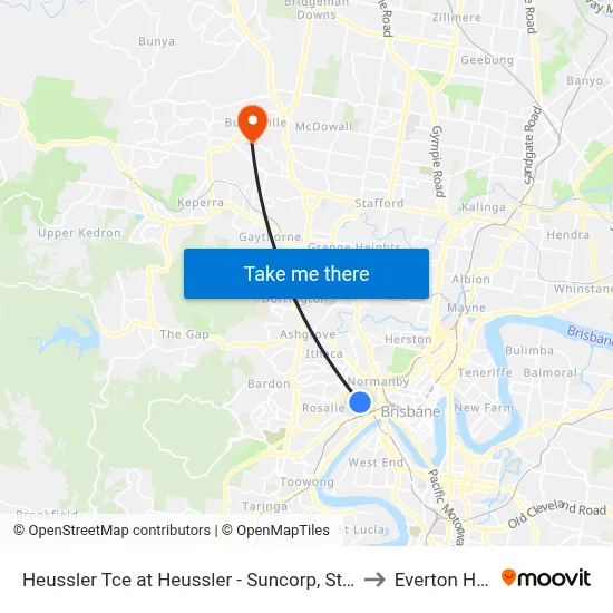 Heussler Tce at Heussler - Suncorp, Stop 5 to Everton Hills map
