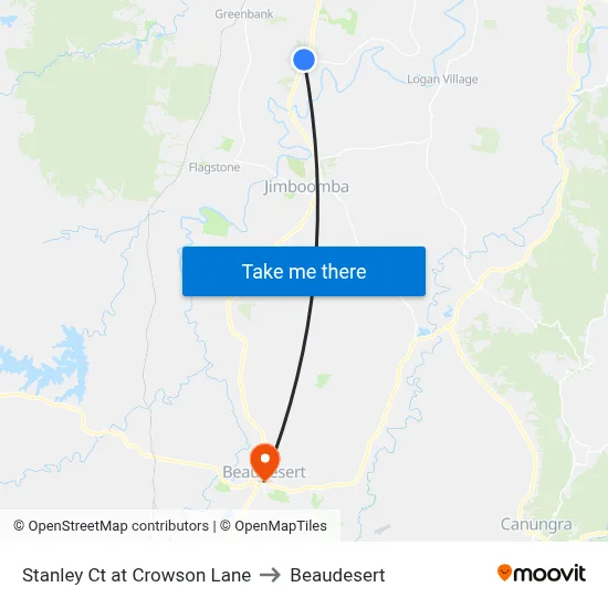 Stanley Ct at Crowson Lane to Beaudesert map