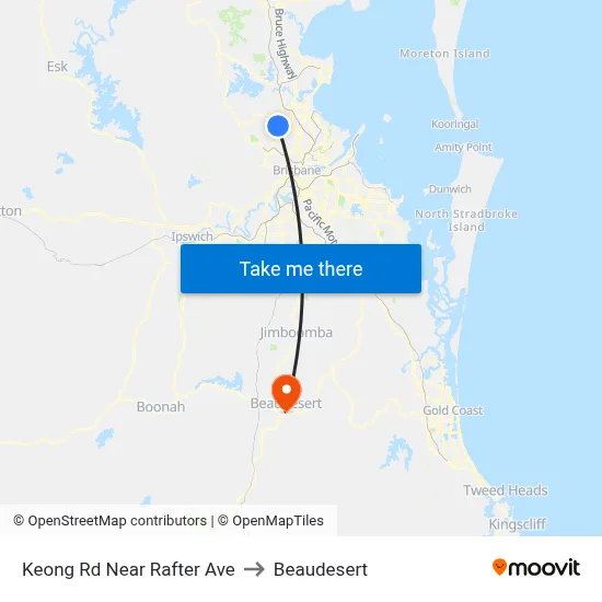 Keong Rd Near Rafter Ave to Beaudesert map