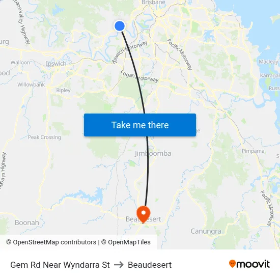 Gem Rd Near Wyndarra St to Beaudesert map