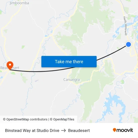 Binstead Way at Studio Drive to Beaudesert map