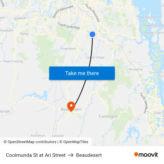 Coolmunda St at Ari Street to Beaudesert map