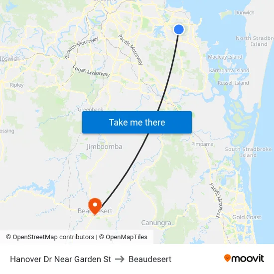 Hanover Dr Near Garden St to Beaudesert map