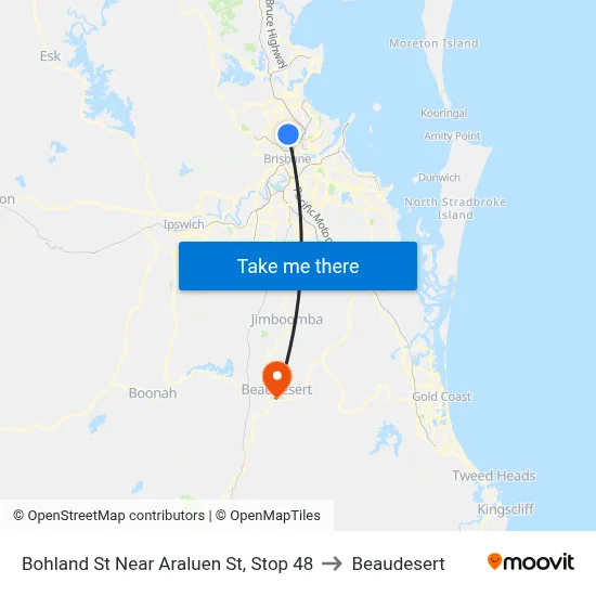Bohland St Near Araluen St, Stop 48 to Beaudesert map