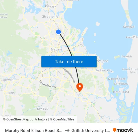 Murphy Rd at Ellison Road, Stop 41 to Griffith University Logan map