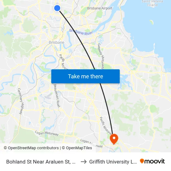 Bohland St Near Araluen St, Stop 48 to Griffith University Logan map