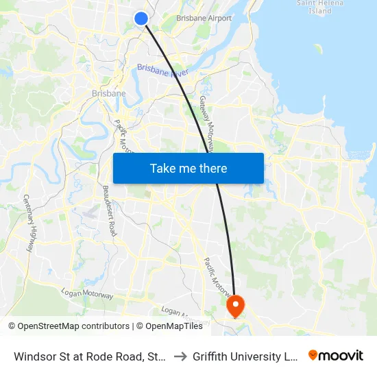 Windsor St at Rode Road, Stop 41 to Griffith University Logan map