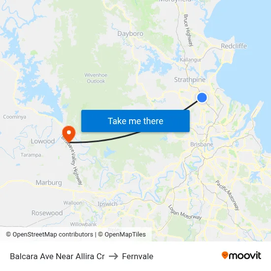 Balcara Ave Near Allira Cr to Fernvale map