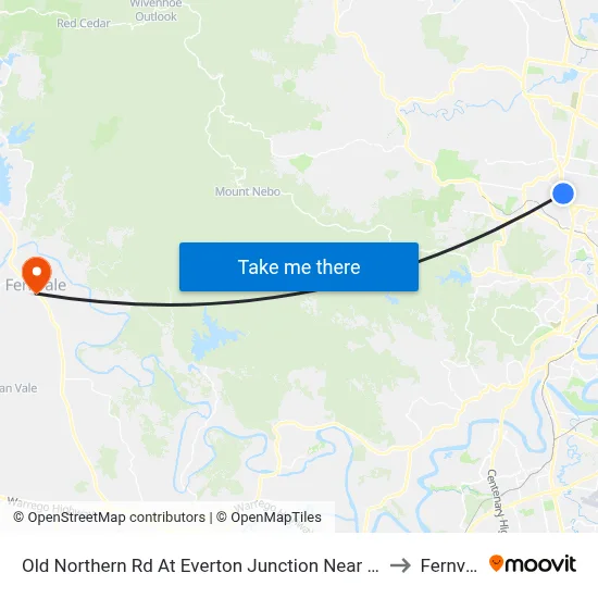 Old Northern Rd At Everton Junction Near Drake St to Fernvale map