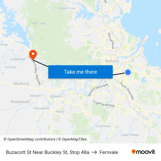 Buzacott St Near Buckley St, Stop 48a to Fernvale map