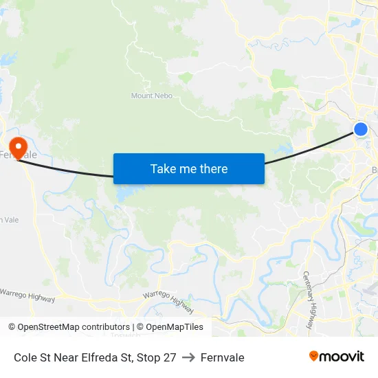 Cole St Near Elfreda St, Stop 27 to Fernvale map