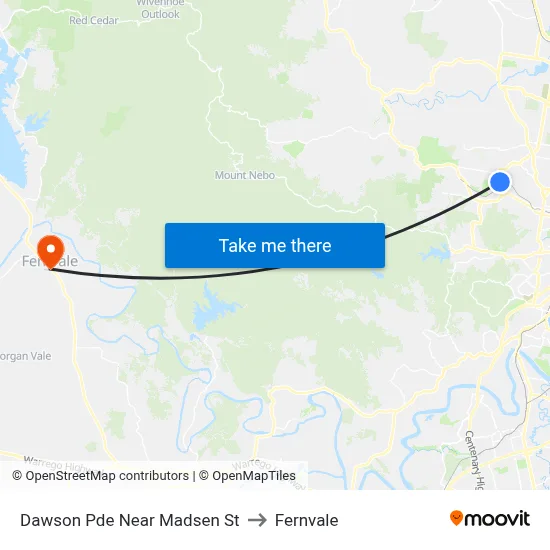 Dawson Pde Near Madsen St to Fernvale map