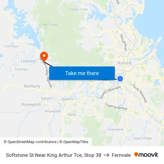 Softstone St Near King Arthur Tce, Stop 38 to Fernvale map