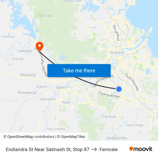 Endiandra St Near Satinash St, Stop 87 to Fernvale map