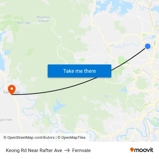 Keong Rd Near Rafter Ave to Fernvale map
