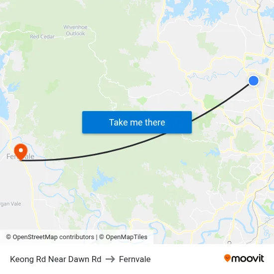 Keong Rd Near Dawn Rd to Fernvale map