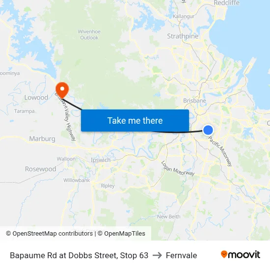 Bapaume Rd at Dobbs Street, Stop 63 to Fernvale map