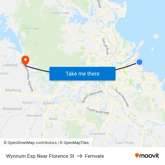 Wynnum Esp Near Florence St to Fernvale map