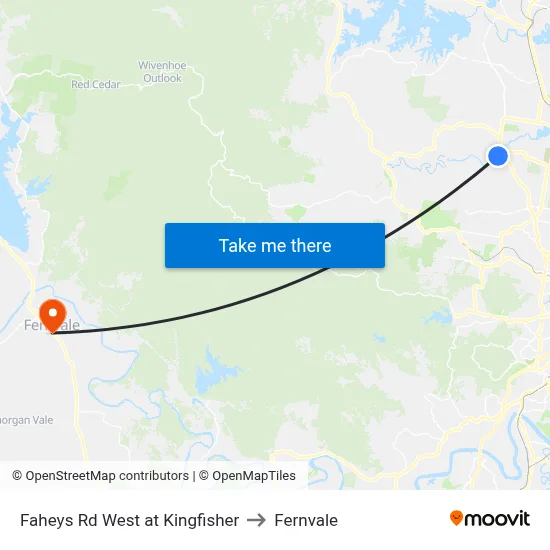 Faheys Rd West at Kingfisher to Fernvale map