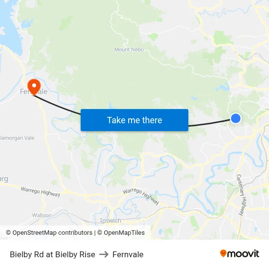 Bielby Rd at Bielby Rise to Fernvale map