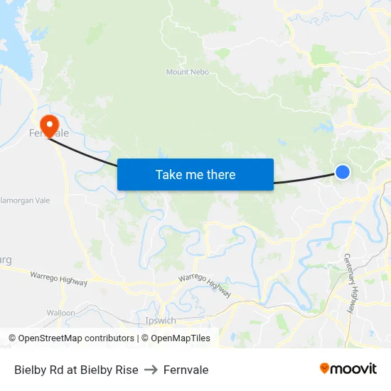 Bielby Rd at Bielby Rise to Fernvale map