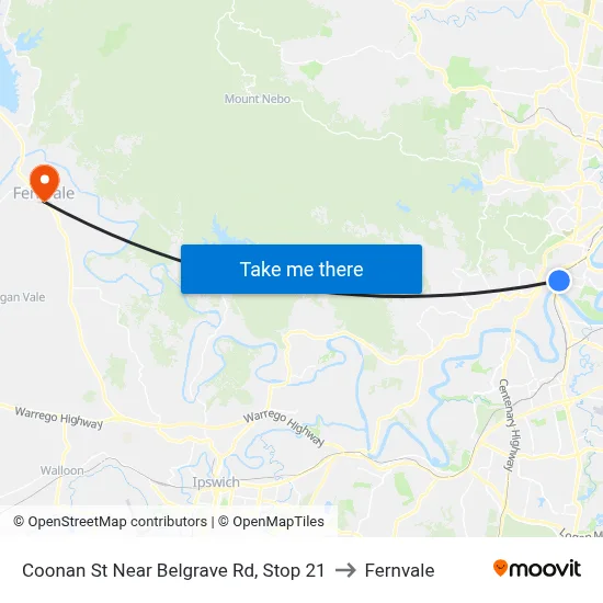 Coonan St Near Belgrave Rd, Stop 21 to Fernvale map