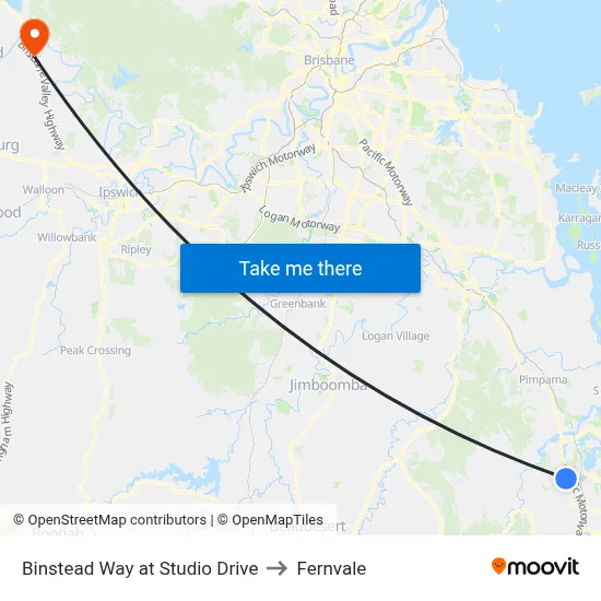 Binstead Way at Studio Drive to Fernvale map