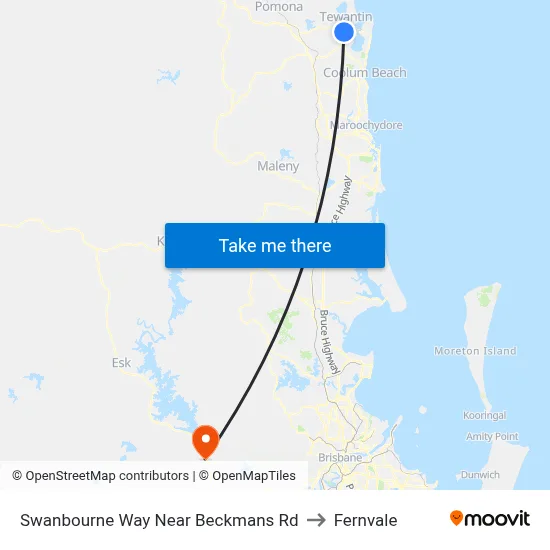 Swanbourne Way Near Beckmans Rd to Fernvale map