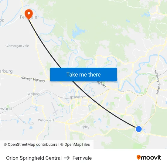 Orion Springfield Central to Fernvale map