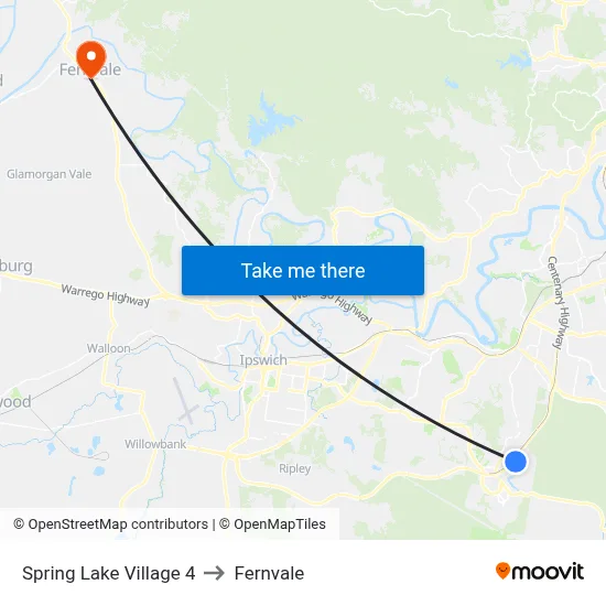 Spring Lake Village 4 to Fernvale map