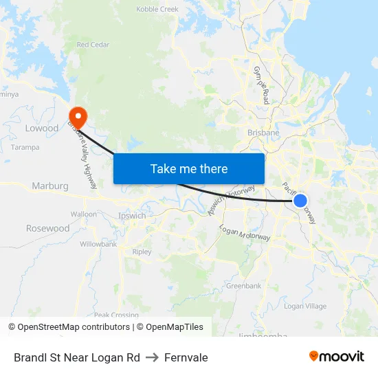 Brandl St Near Logan Rd to Fernvale map