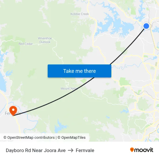 Dayboro Rd Near Joora Ave to Fernvale map