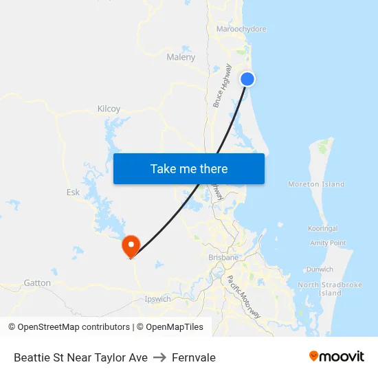 Beattie St Near Taylor Ave to Fernvale map