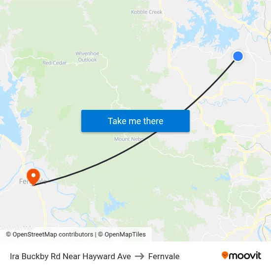 Ira Buckby Rd Near Hayward Ave to Fernvale map
