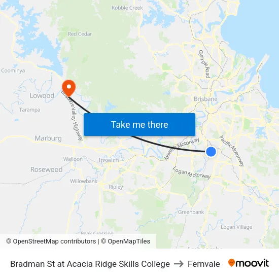 Bradman St at Acacia Ridge Skills College to Fernvale map