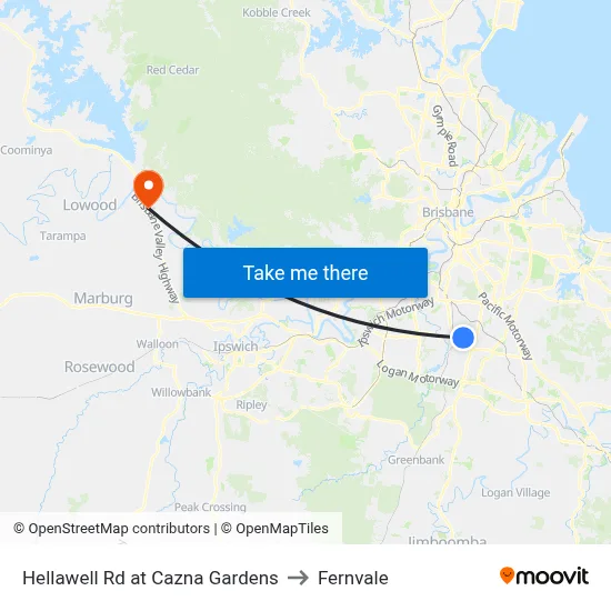 Hellawell Rd at Cazna Gardens to Fernvale map
