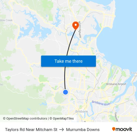 Taylors Rd Near Mitcham St to Murrumba Downs map