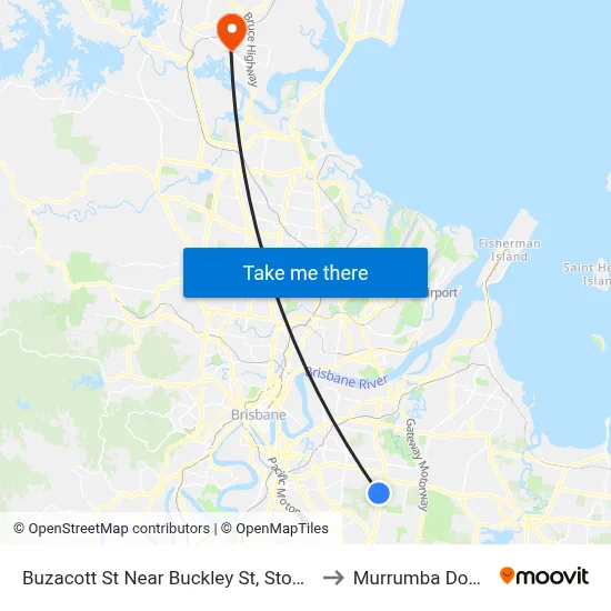 Buzacott St Near Buckley St, Stop 48a to Murrumba Downs map