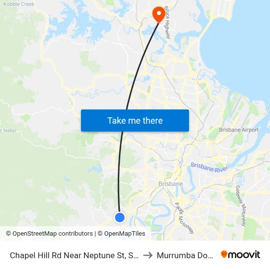 Chapel Hill Rd Near Neptune St, Stop 1 to Murrumba Downs map