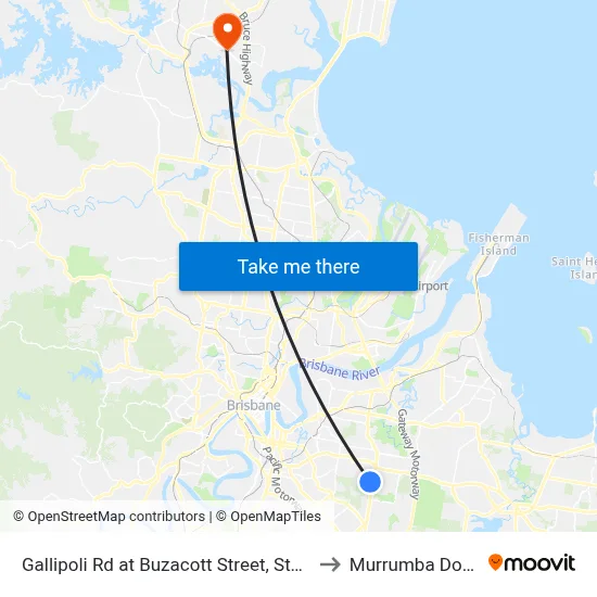 Gallipoli Rd at Buzacott Street, Stop 48a to Murrumba Downs map