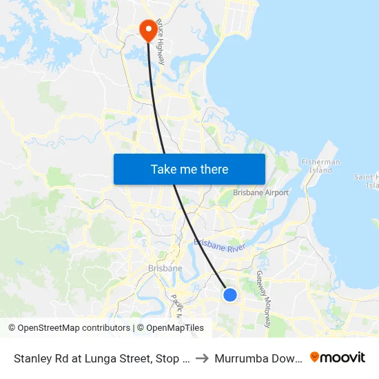 Stanley Rd at Lunga Street, Stop 40 to Murrumba Downs map