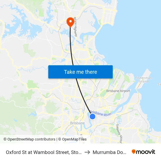 Oxford St at Wambool Street, Stop 31 to Murrumba Downs map