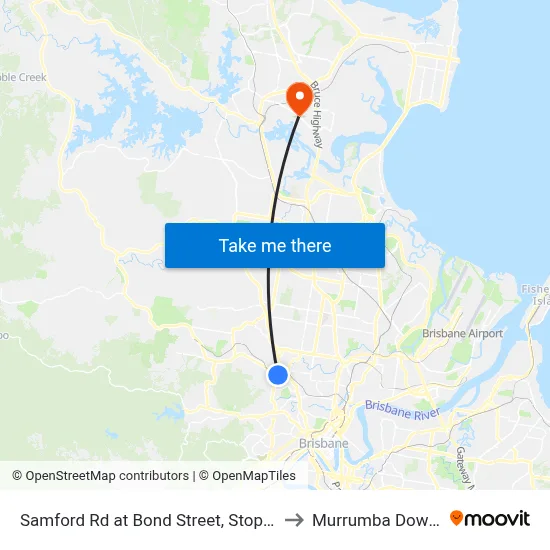 Samford Rd at Bond Street, Stop 29 to Murrumba Downs map