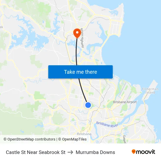 Castle St Near Seabrook St to Murrumba Downs map