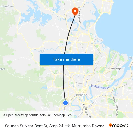 Soudan St Near Bent St, Stop 24 to Murrumba Downs map