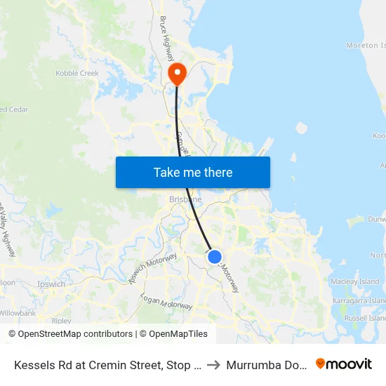 Kessels Rd at Cremin Street, Stop 60/45 to Murrumba Downs map