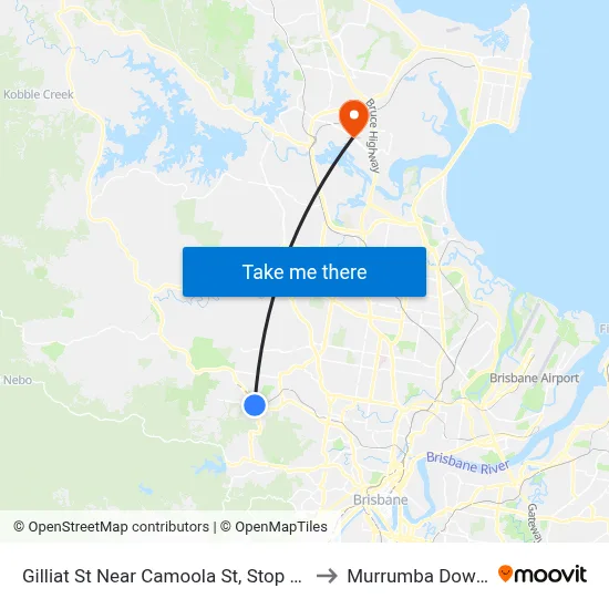 Gilliat St Near Camoola St, Stop 36b to Murrumba Downs map